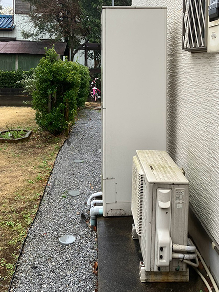 川口市エコキュート交換工事前