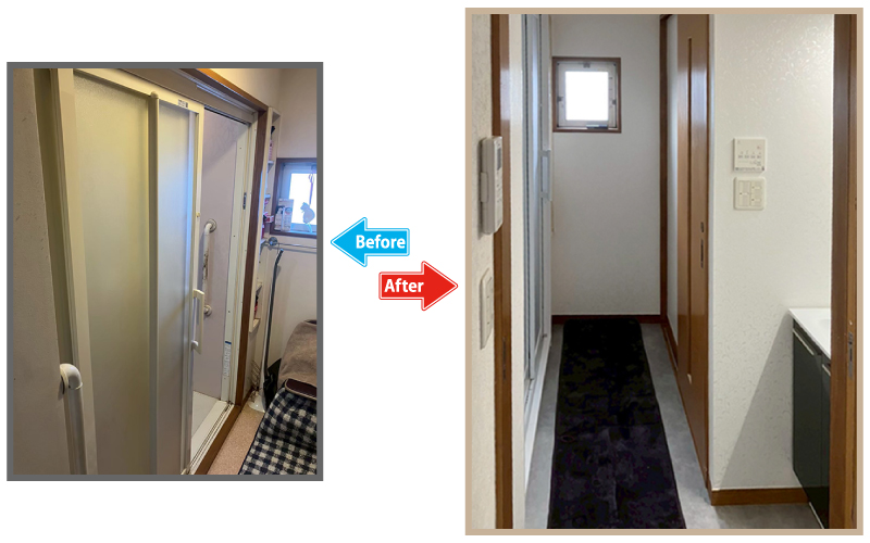 before-after｜昨年に引き続きリフォーム工事をさせていただきましたお客様よりお声を頂戴しました