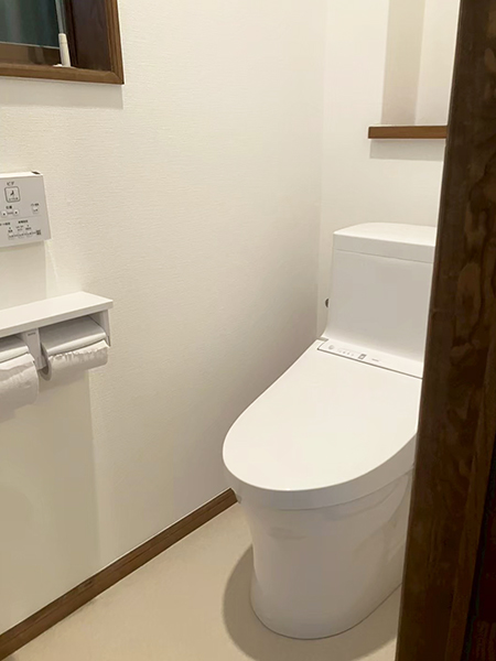 埼玉県川口市｜断熱・水廻りリフォームで浴室・洗面室を快適に-施工後トイレ1