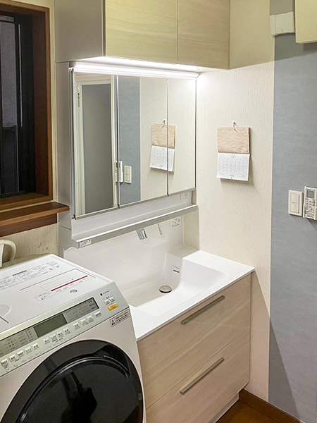 タッチレス水栓を採用し利便性と清潔感がアップ