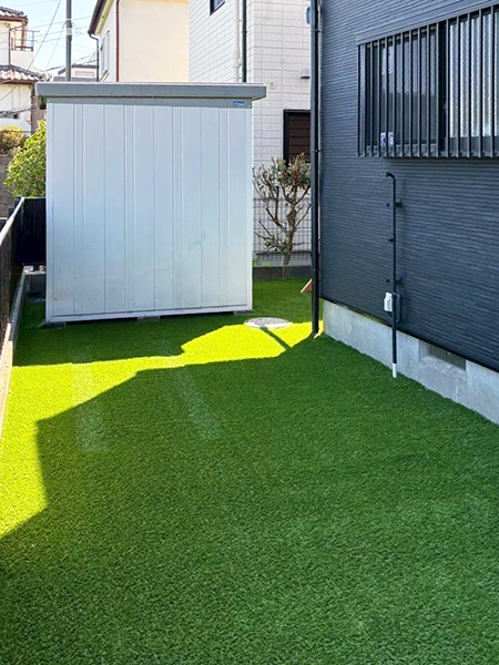 施工事例-建て替えを検討後、リフォームを選択-庭