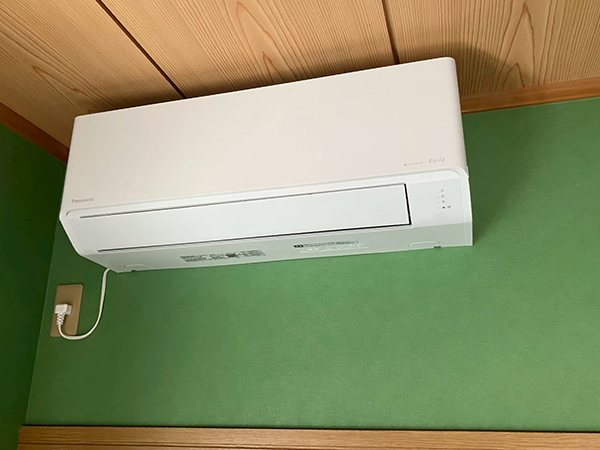 施工事例-建て替えを検討後、リフォームを選択-エアコン-内装