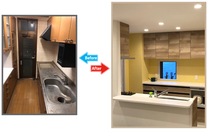 キッチン施工事例