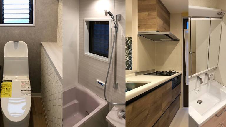 水廻りまとめてリフォーム事例